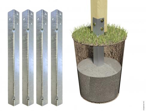Ground anchors XL (4x)
